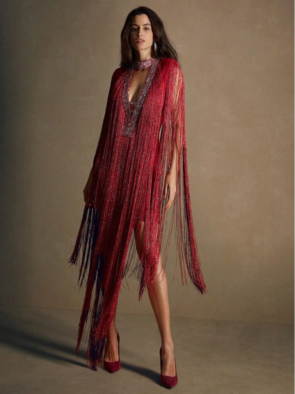 Fringe Dress Medium NWT
